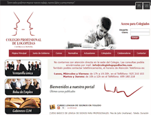 Tablet Screenshot of colegiologopediaclm.com